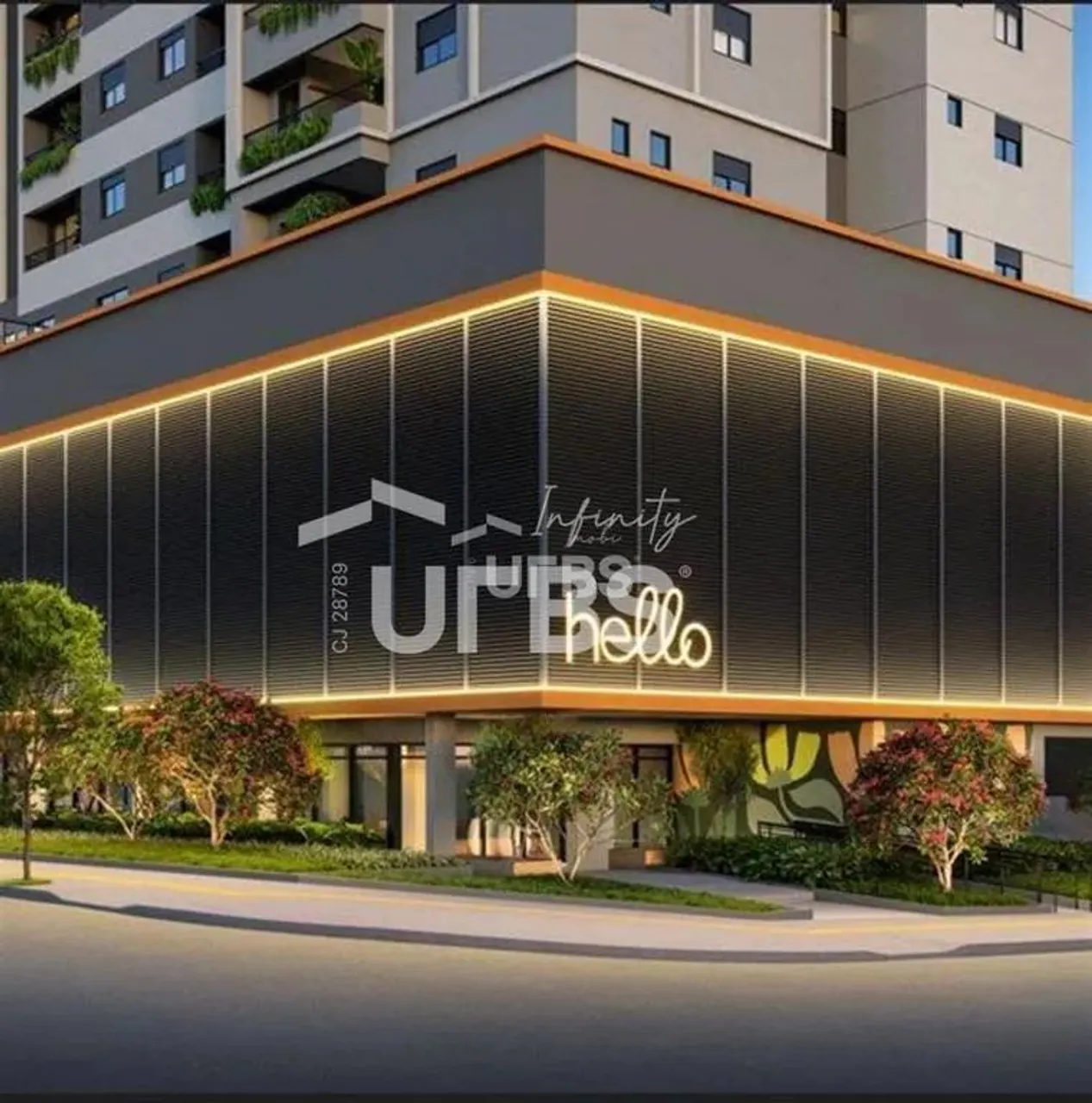 Hello Viver Universitário - Apartamento 2 quartos, sendo 2 suítes