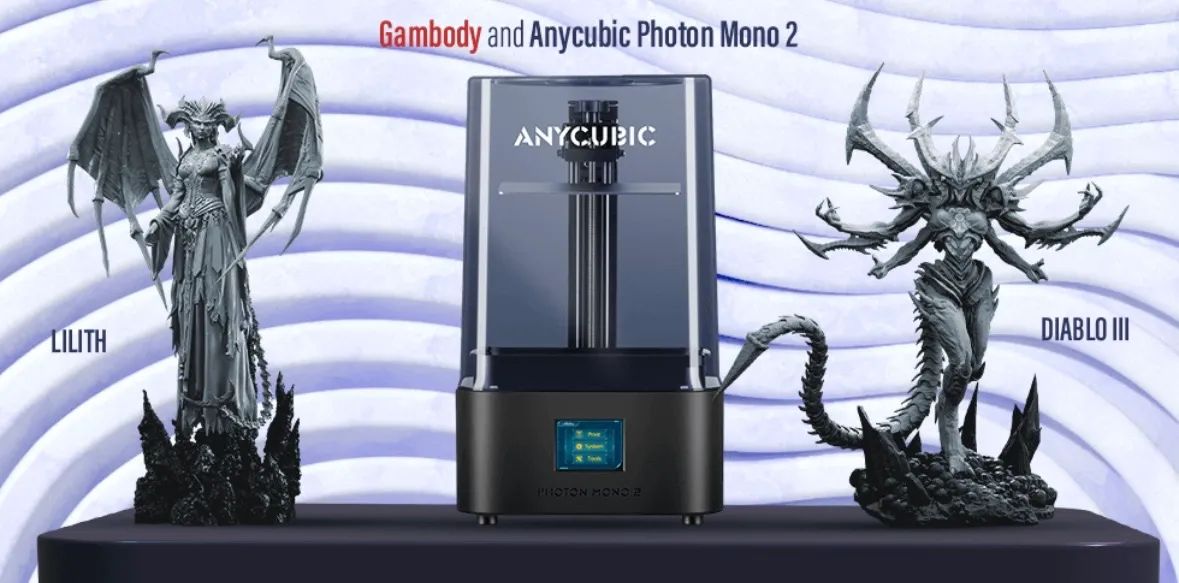 DUAS IMPRESSORAS 3D - ANYCUBIC PHOTON MONO 2 + ANYCUBIC WASH & CURE 3 - Foto 4