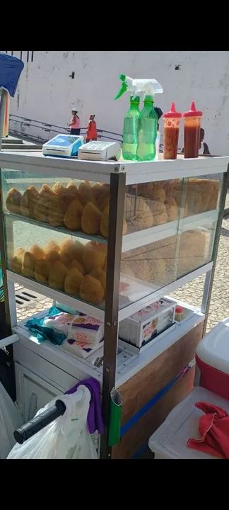 CARRINHO DE LANCHE COM DUPLA VITRINE - Foto 3