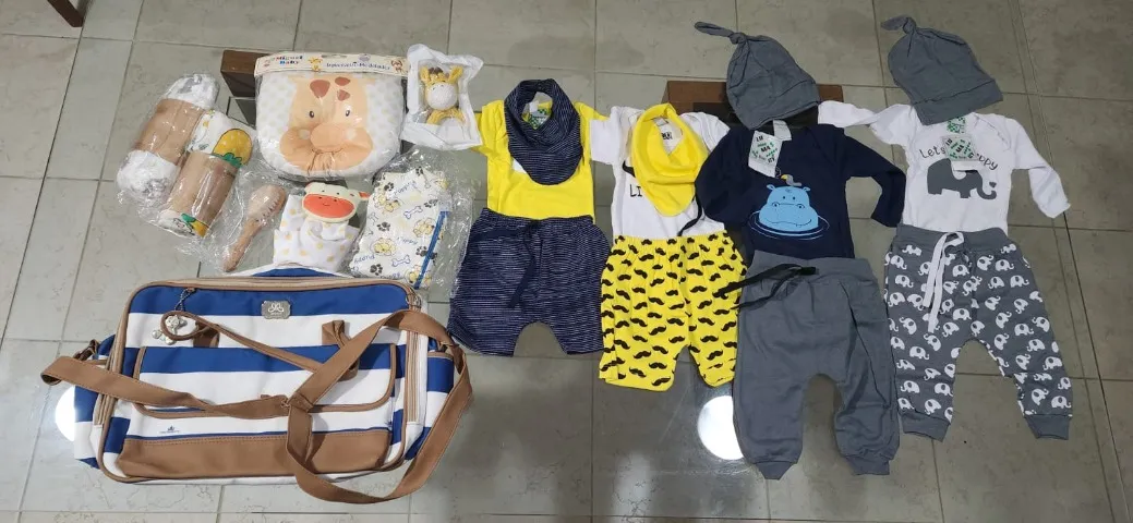 Enxoval bebê Bolsa Maternidade Body bebê Roupa Neném