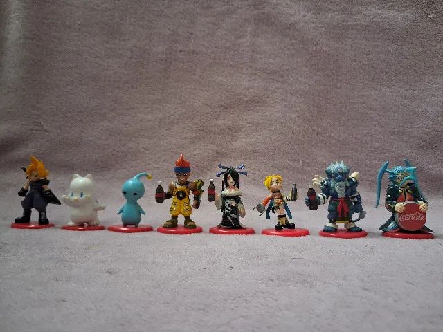 Final Fantasy SD, Bonecos Promocionais Coca Cola, Miniatura oficial, Squaresoft - Foto 3