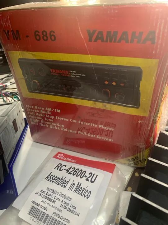 Toca Fitas Década de 80 Novo na Caixa Yamaha  - Foto 4