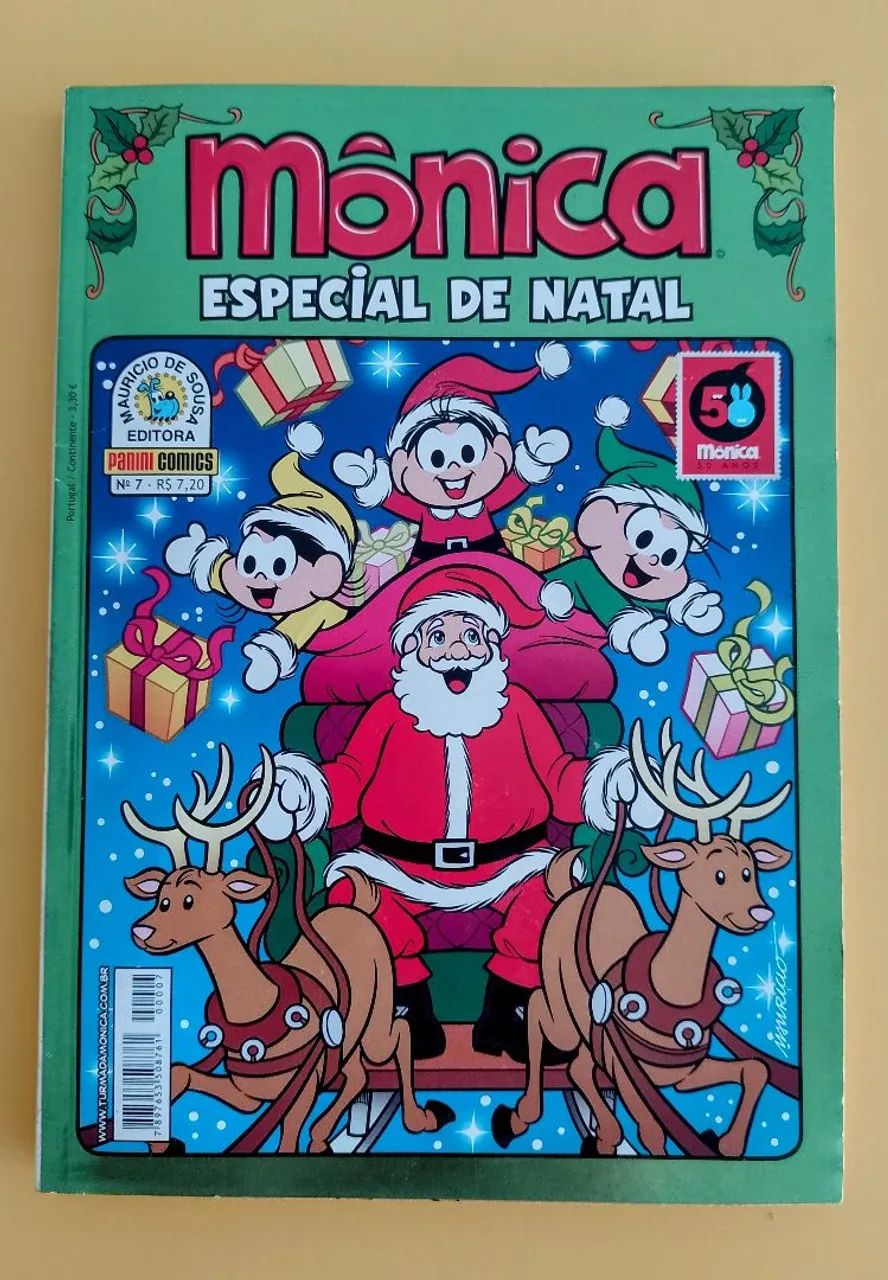 Livro gibi Mônica Especial de Natal  2013