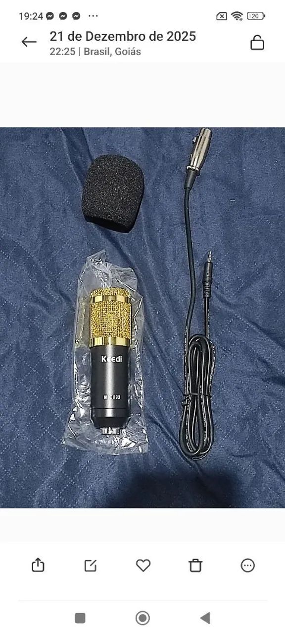 Microfone BM 800 Novo 