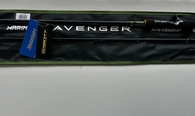 Vara para carretilha Marine Sports Avenger 5'6" (1,68m) 17Lbs AVG-C562 MF 02 Partes - Foto 5