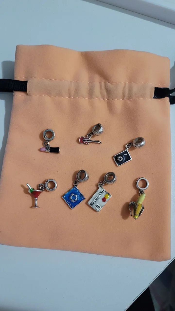 Berloques prata 925 - unidade - Foto 2