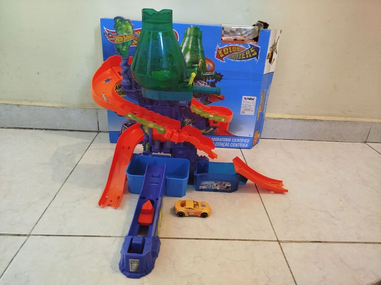Estação Científica Pista Laboratorio CientÃfico Hot Wheels Pista