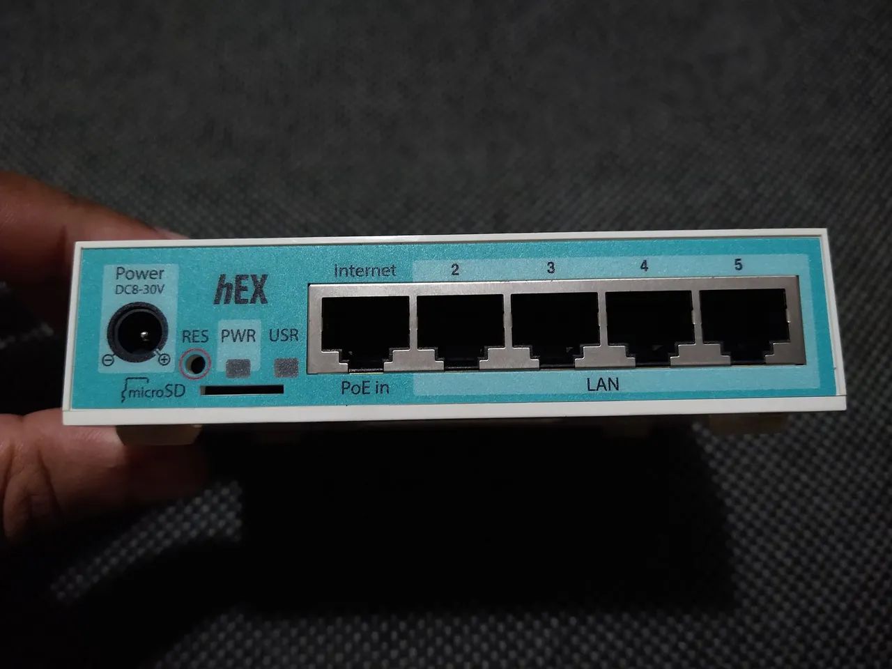 Roteador Mikrotik hEX com 5 portas LAN