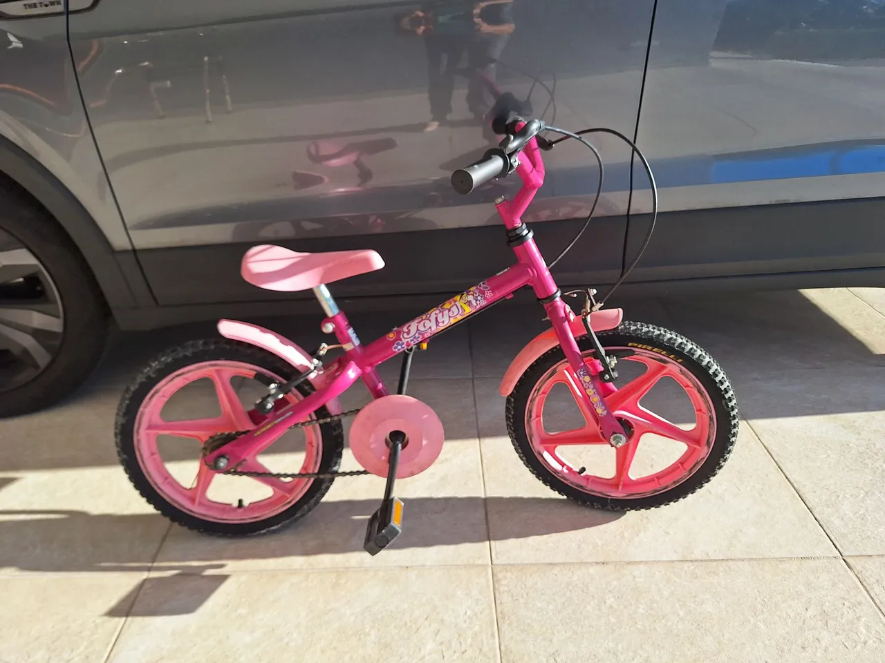 Bicicleta Infantil Rosa Sem Marcha