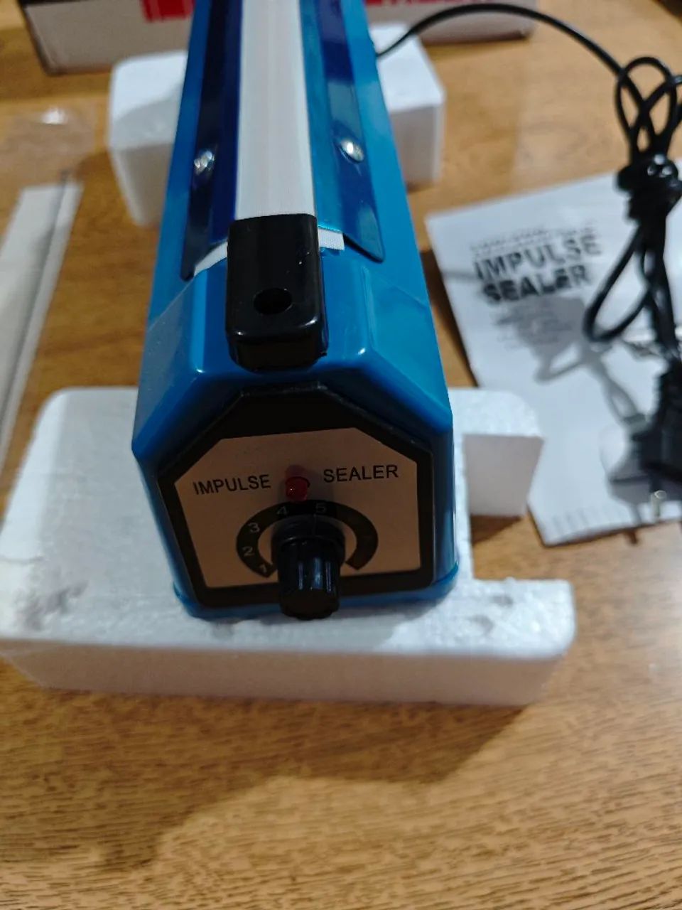 Seladora Térmica Para Pacotes Plásticos NOVA Celadora Coladora Termica Selador Novo - Foto 2