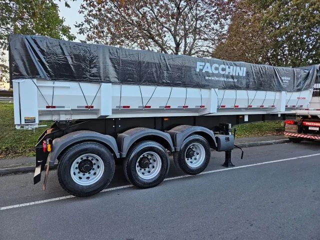 Carreta Basculante Facchini Ano 2025 0km Pronta Entrega 25m³ na lata Sem pneus Freio ABS - Foto 10