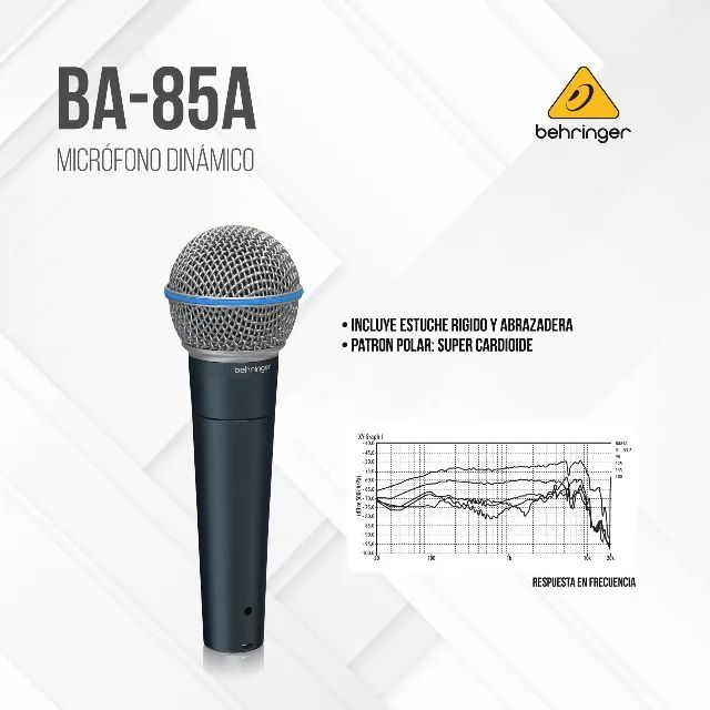 Microfone Behringer BA 85A Original  - Foto 3