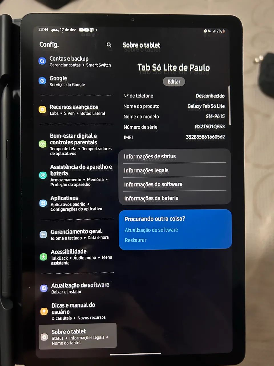 Vendo Tablet S6 Lite  - Foto 4
