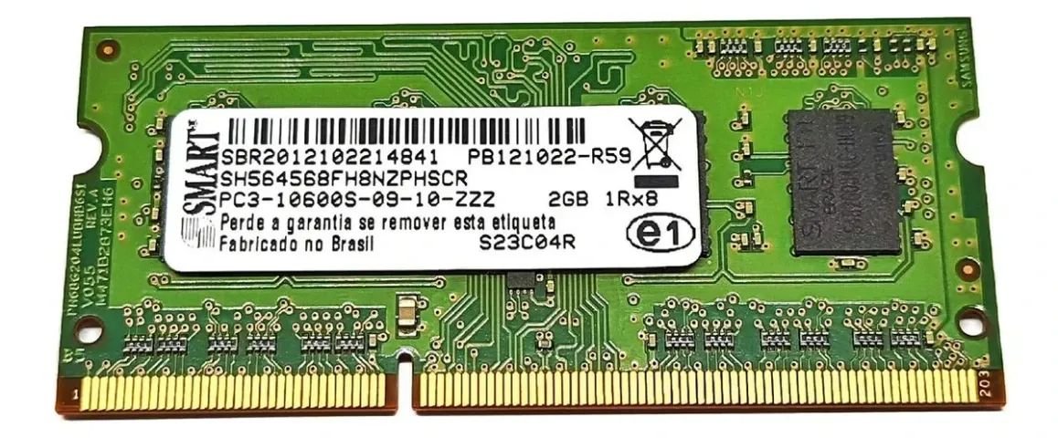 Memória Ram Para Notebook 2gb Smart 