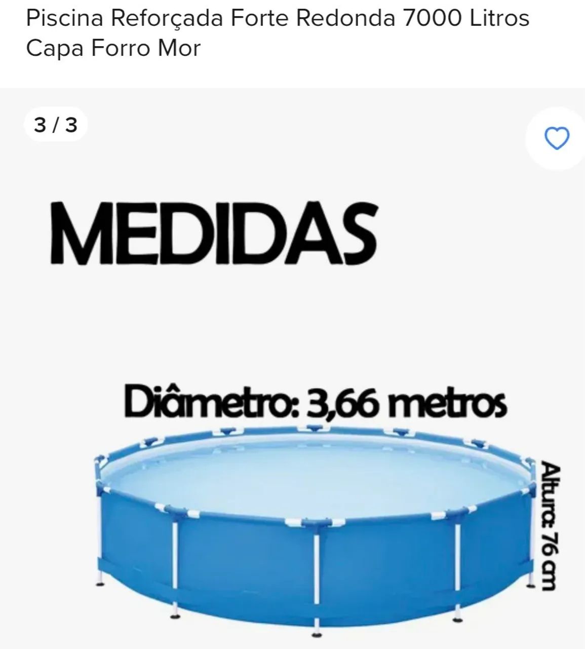 Piscina Mor vários tamanhos  - Foto 4
