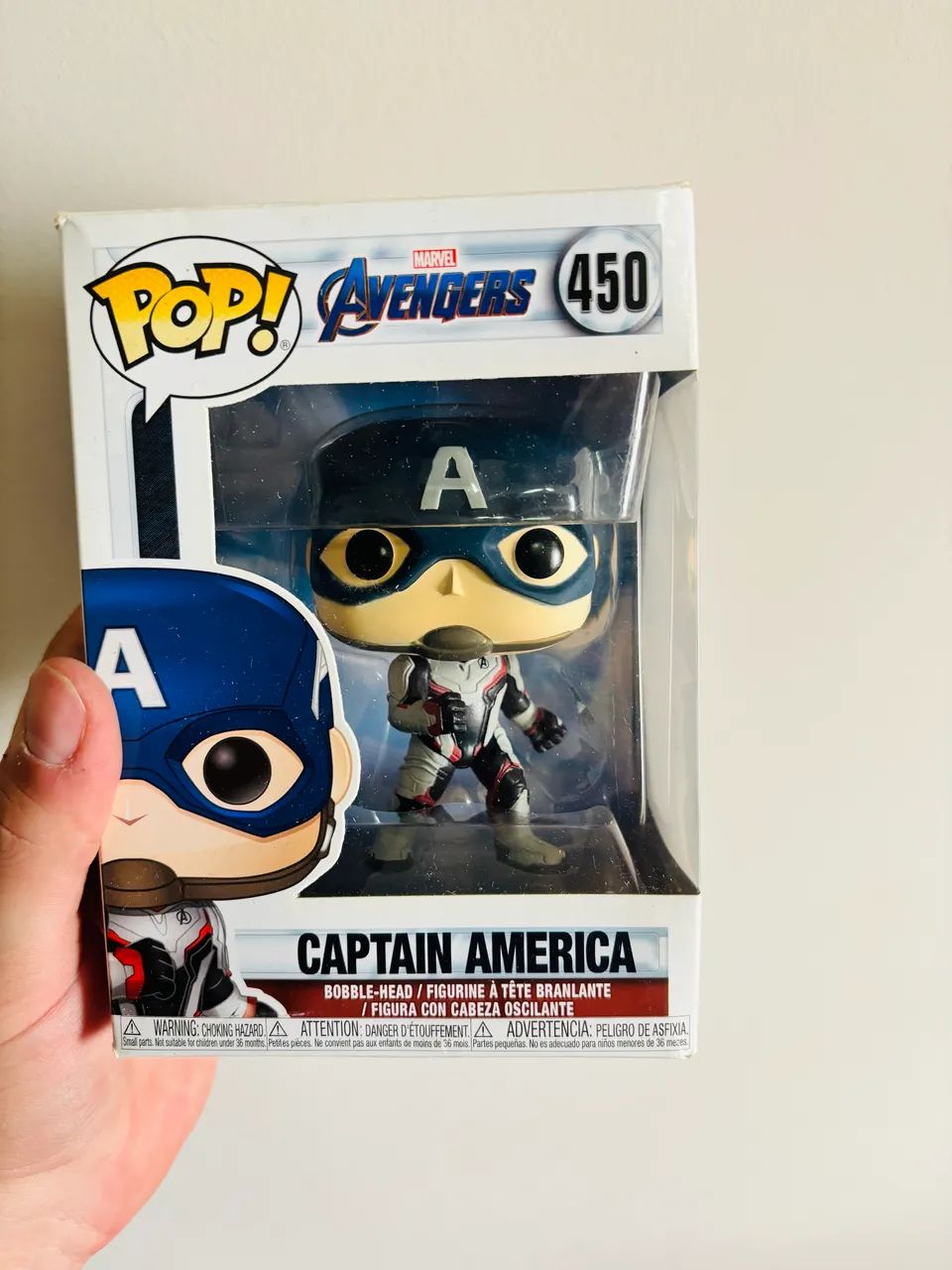 FUNKO POP MARVEL CAPITÃO AMÉRICA 450
