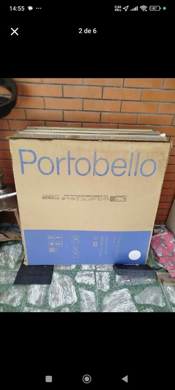 Piso porto belo 90*90 Barcelona cristal  - Foto 5