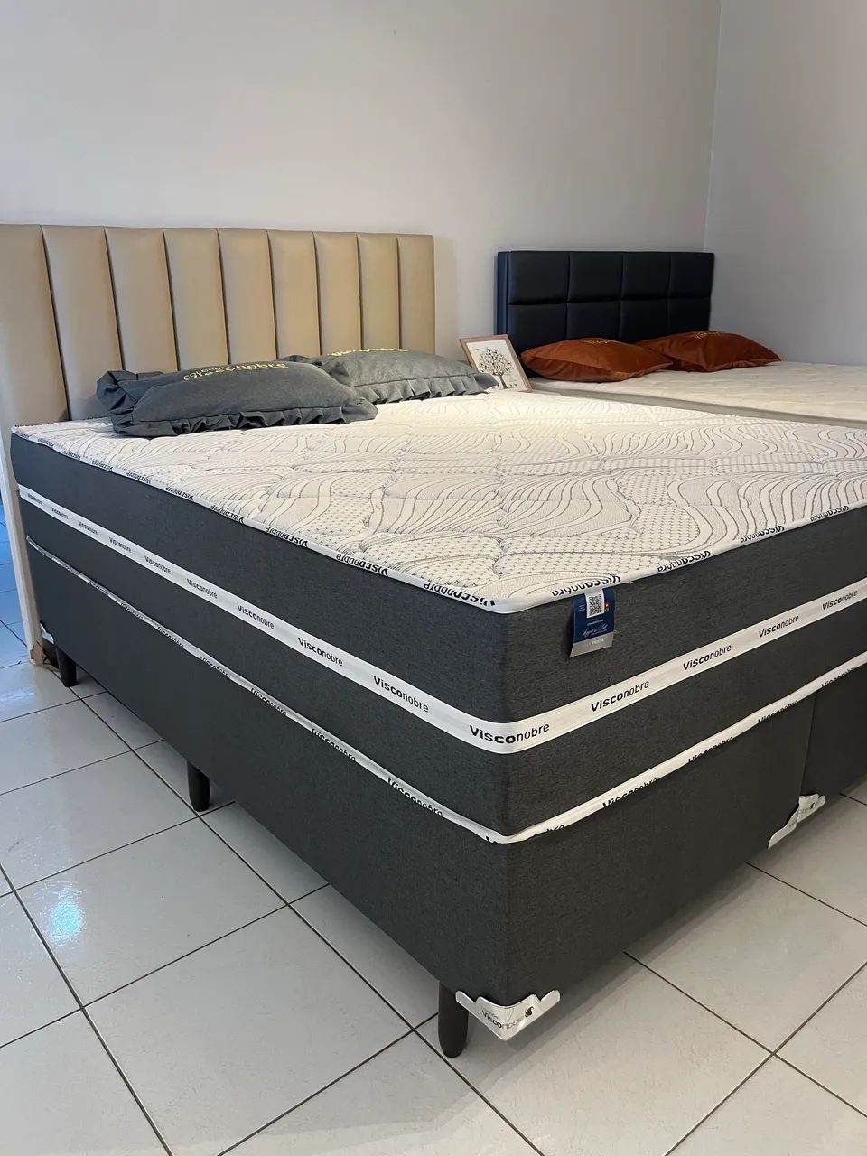Cama Casal Queen Premium VISCOCHARME de Molas Ensacadas 