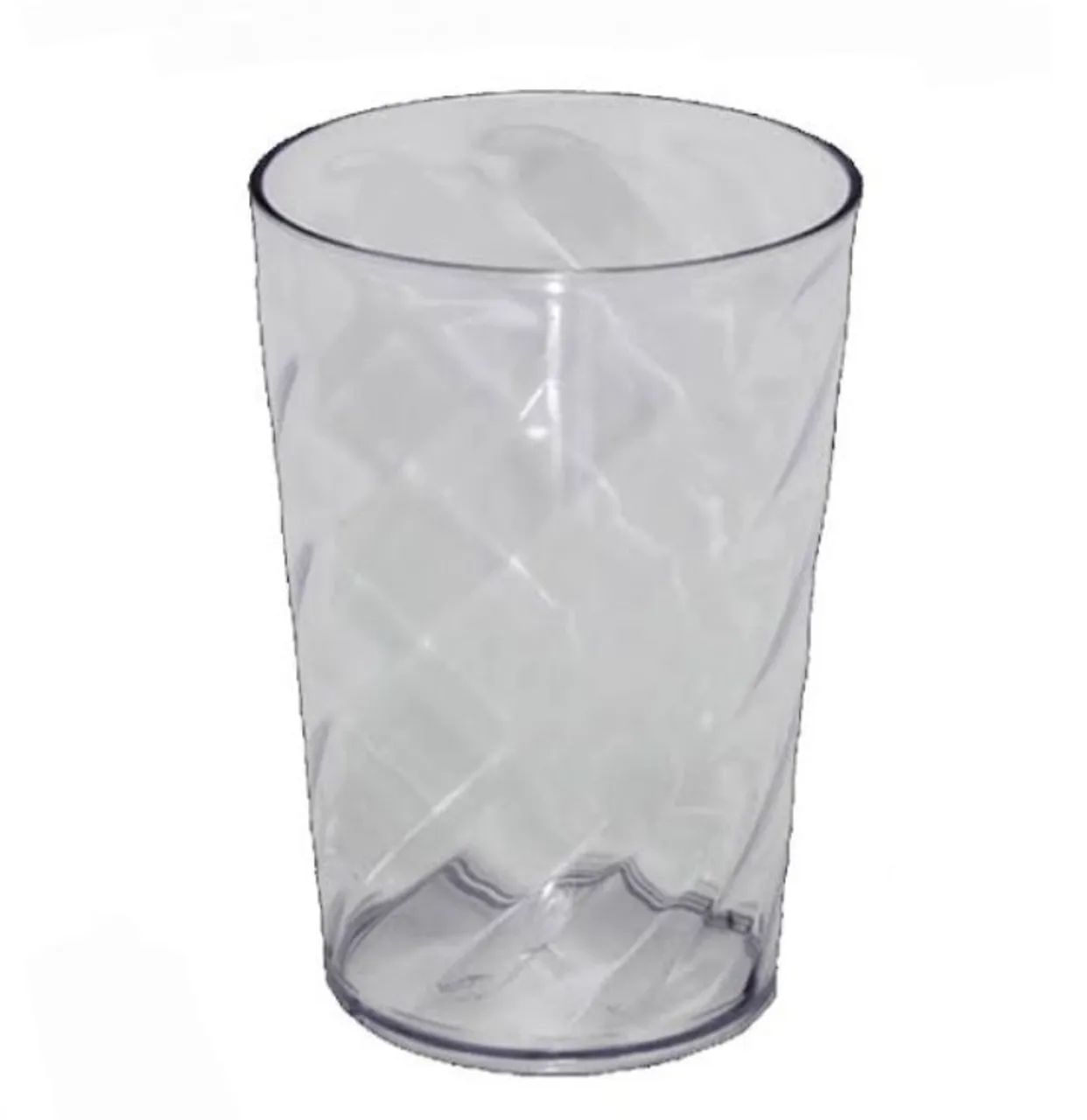 Kit 100 Copos Twister Cristal 500 ml Acrílico
