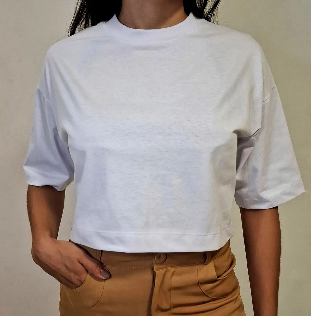 Camiseta Cropped Oversized  - Foto 2