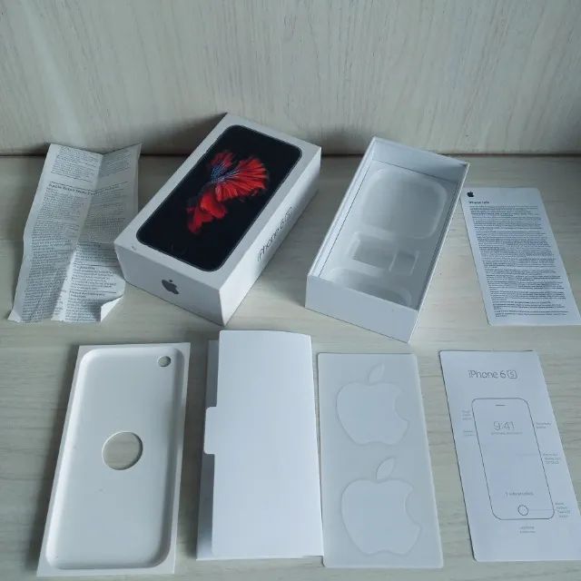 Caixa Iphone 6S   Apple  Original completa   Item de colecionador valorize seu telefone co