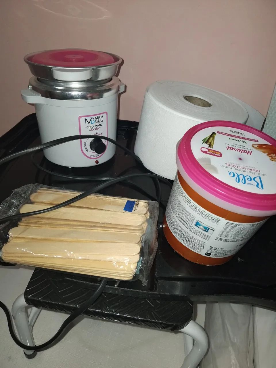 Maca,  escadinha  e materiais de depilação  - Foto 4