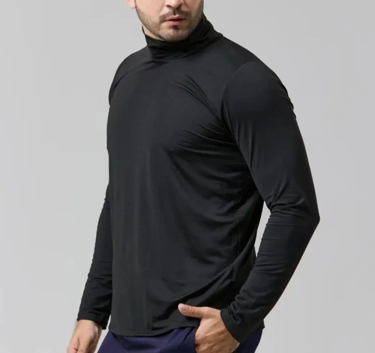 Camisa térmica gola alta  - Foto 2