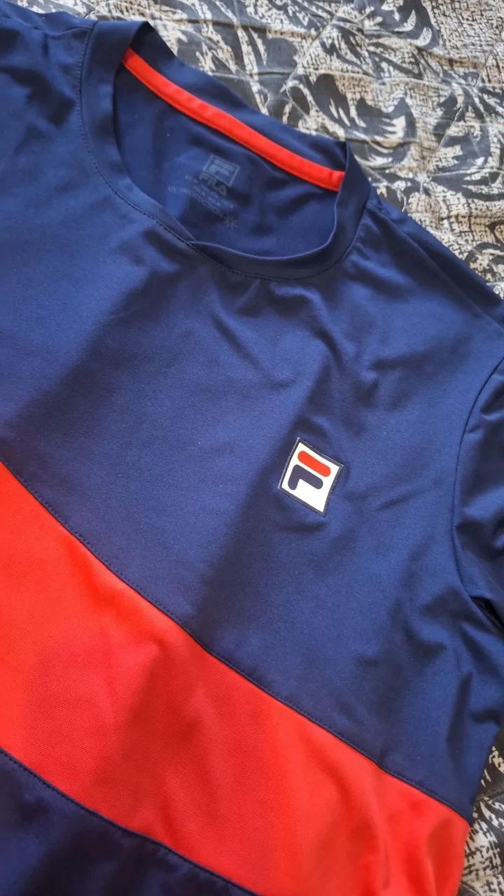 Camisa Fila azul x vermelho - Foto 2