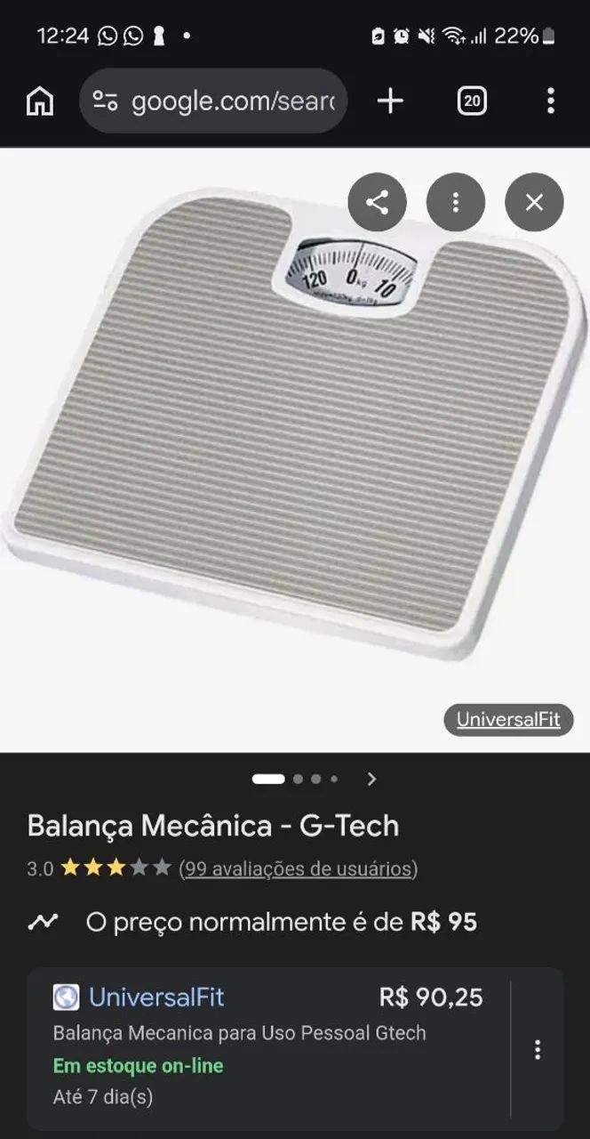 Balança Mecânica G-TECH - Foto 2