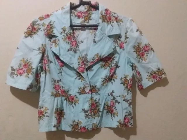 Blusa em tecido Florido - Foto 4