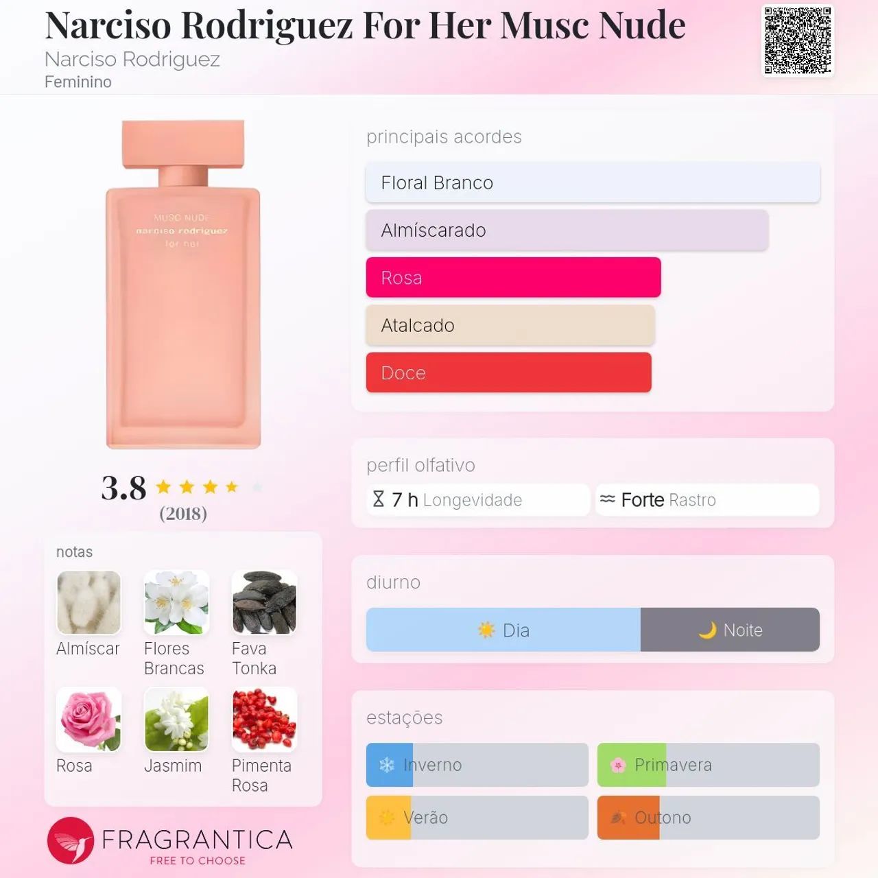 Perfume Narciso Rodriguez Musc Nude For Her Eau de Parfum 100 ml - Foto 2