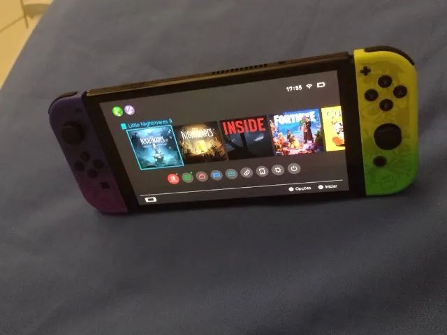 Nintendo Switch OLED edição Splatoon 3  - Foto 3