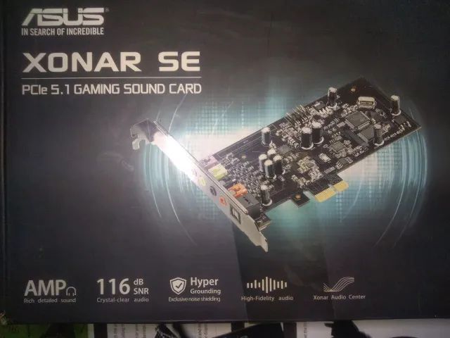 Placa de som Asus Xonar SE pci-e 5.1 - Foto 2
