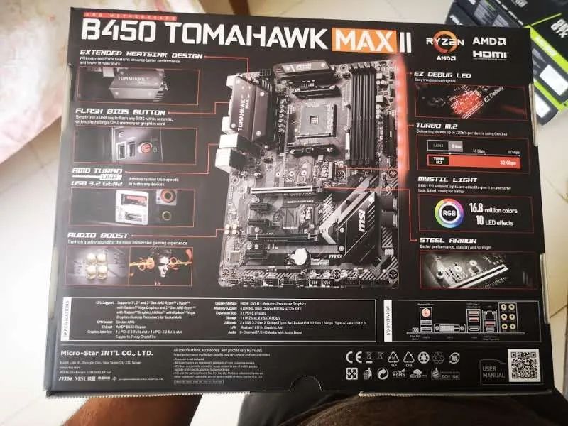 Placa mãe MSI B450 Tomahawk Max II  - Foto 4