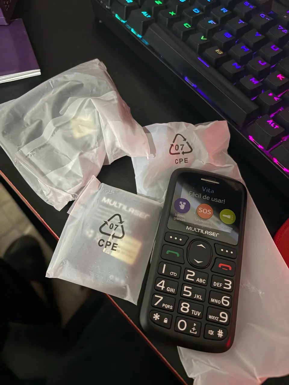 Telefone Multilaser VITA 3 NUNCA USADO(RELÍQUIA) - Foto 2