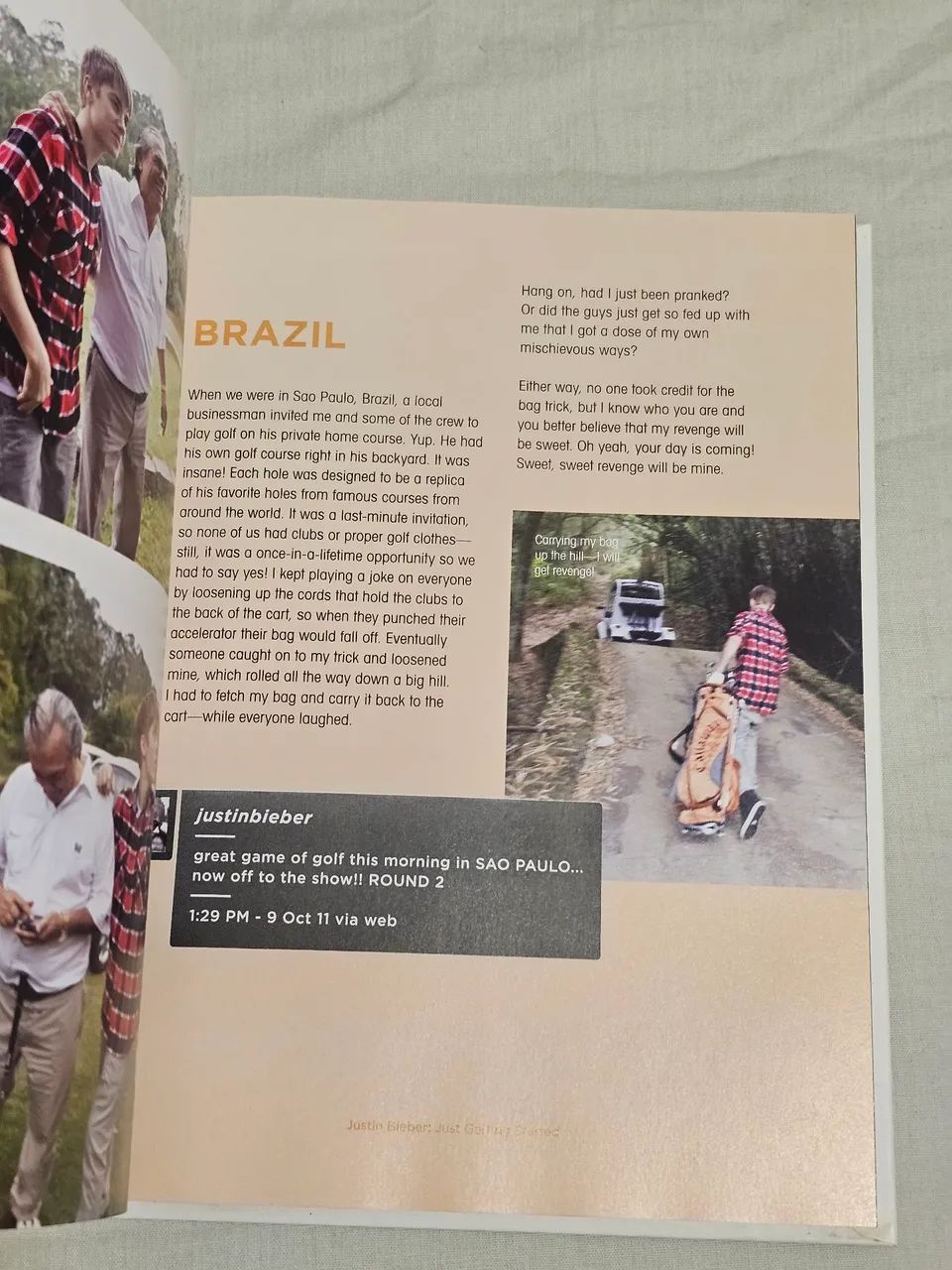 Livro Justin Bieber Just Getting Started - Foto 4