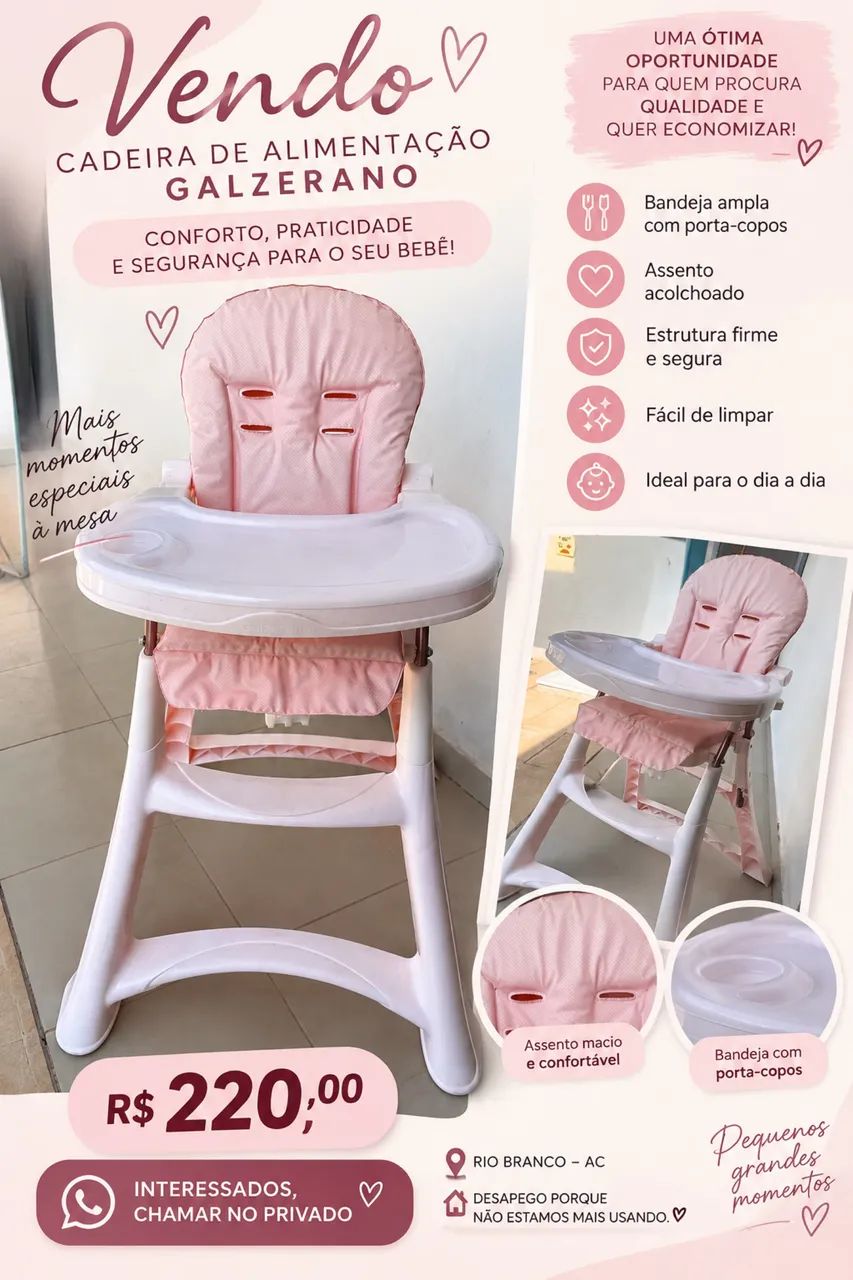 Cadeira de alimentação 