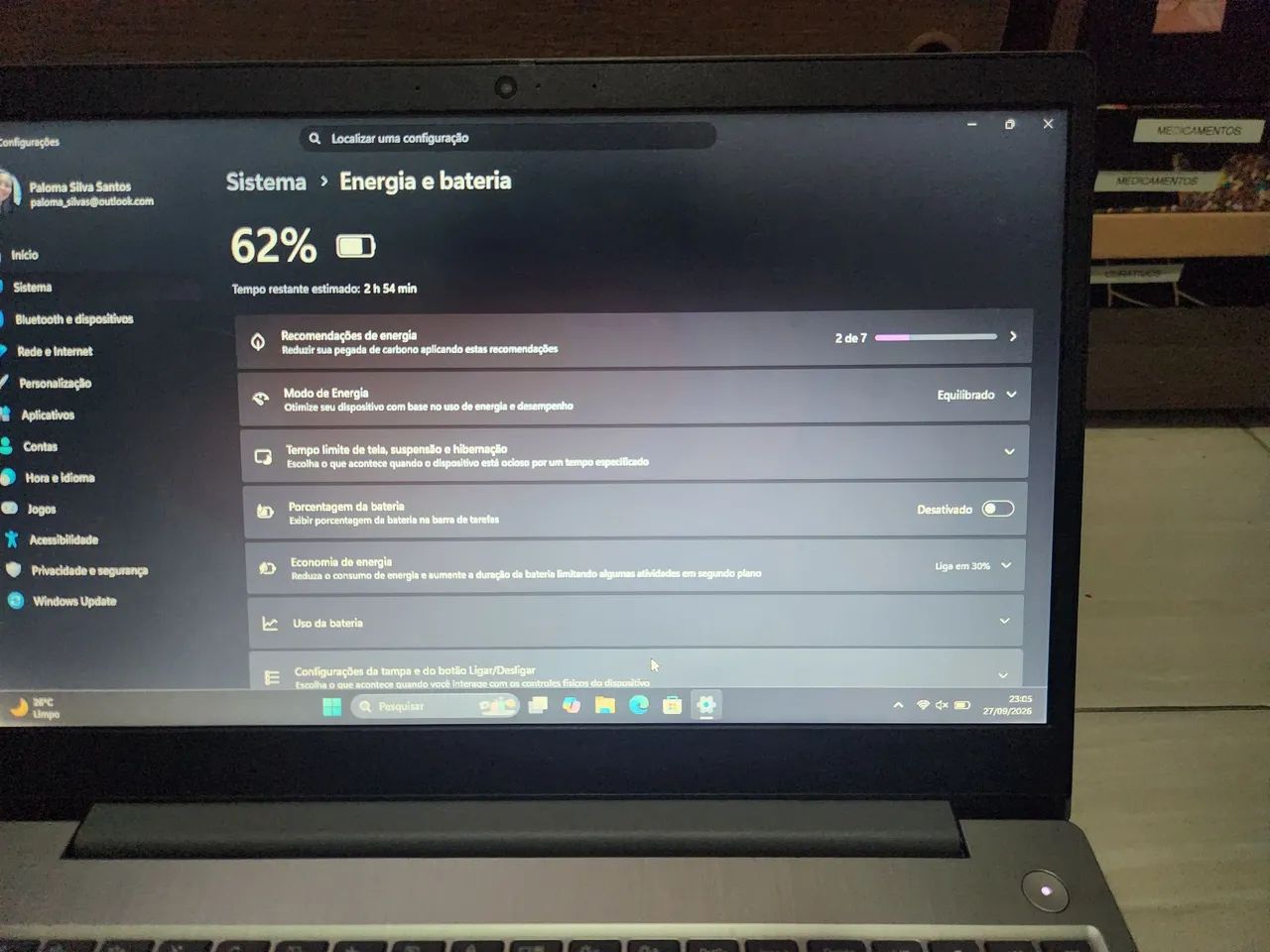 Notebook Lenovo Ideapad 3i 82bu0006br - Foto 2