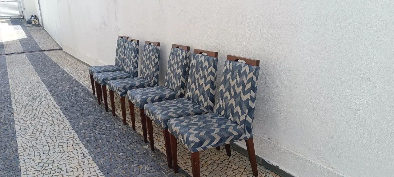 Seis cadeiras de mesa de jantar - Foto 2