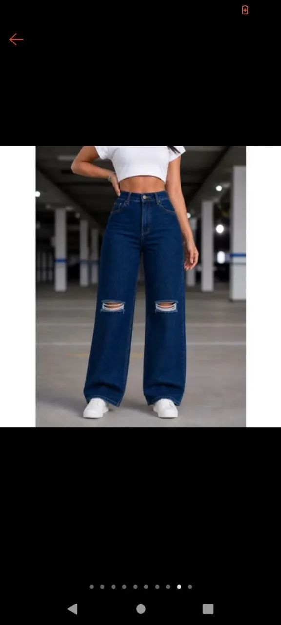 Calça wide leg Nova 