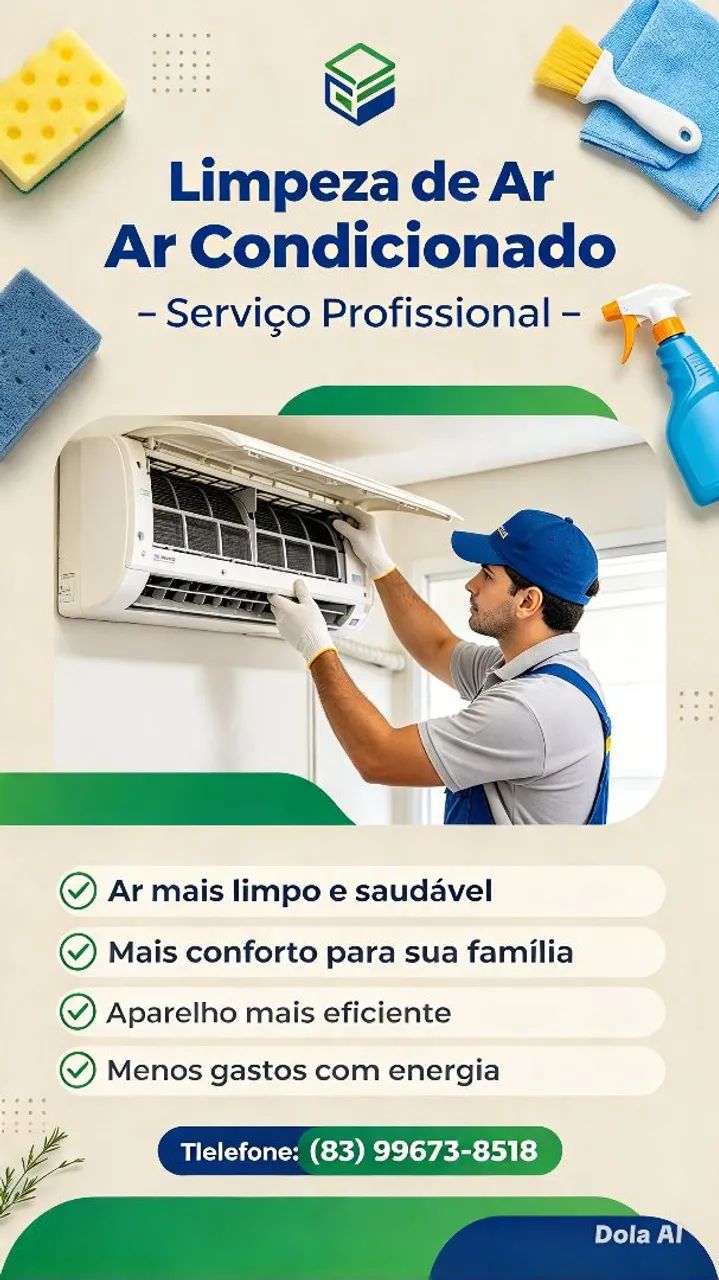 Ar condicionado limpeza 