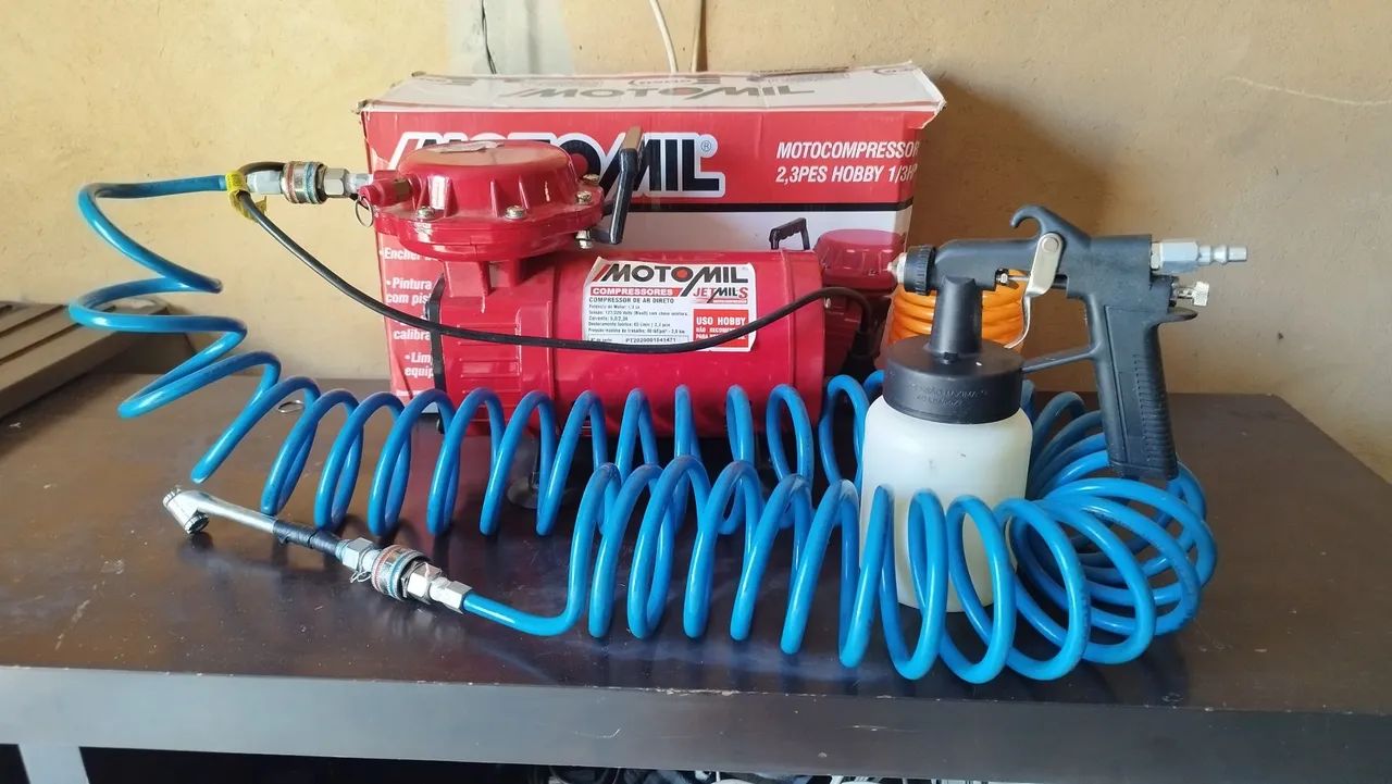 Compressor de Ar e Pintura