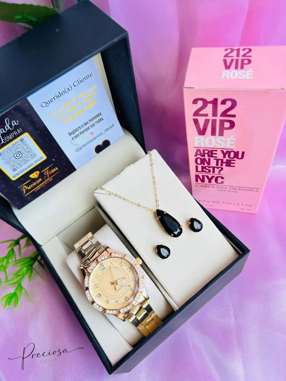 Relógio feminino+ conjunto e perfume  - Foto 3