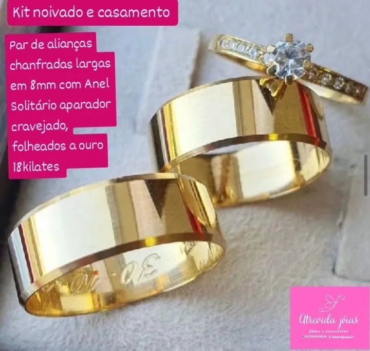 KIT TRIO ESPECIAL NOIVADO E CASAMENTO  - Foto 3