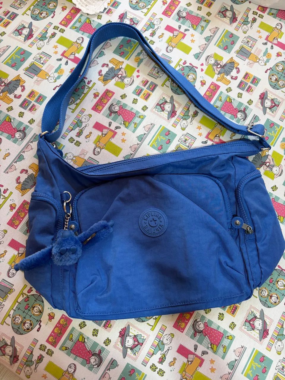 Bolsa Kipling Gabb S azul - Foto 2