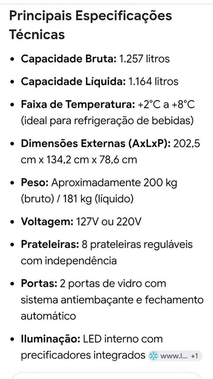 FreQページ FREEZER EXPOSITOR METAL FRIO 1257 LITROS - Geladeiras e Freezers