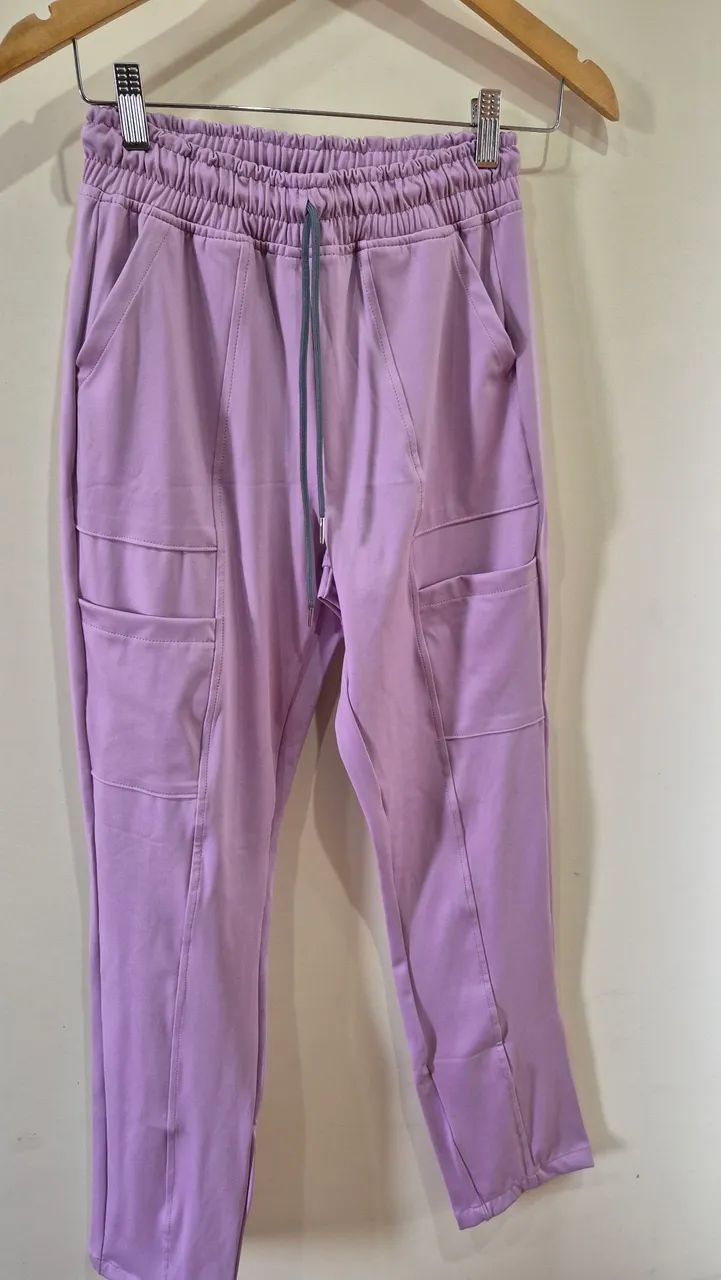Calça (Scrub) Dra. Charm Rosa (P) - Foto 2
