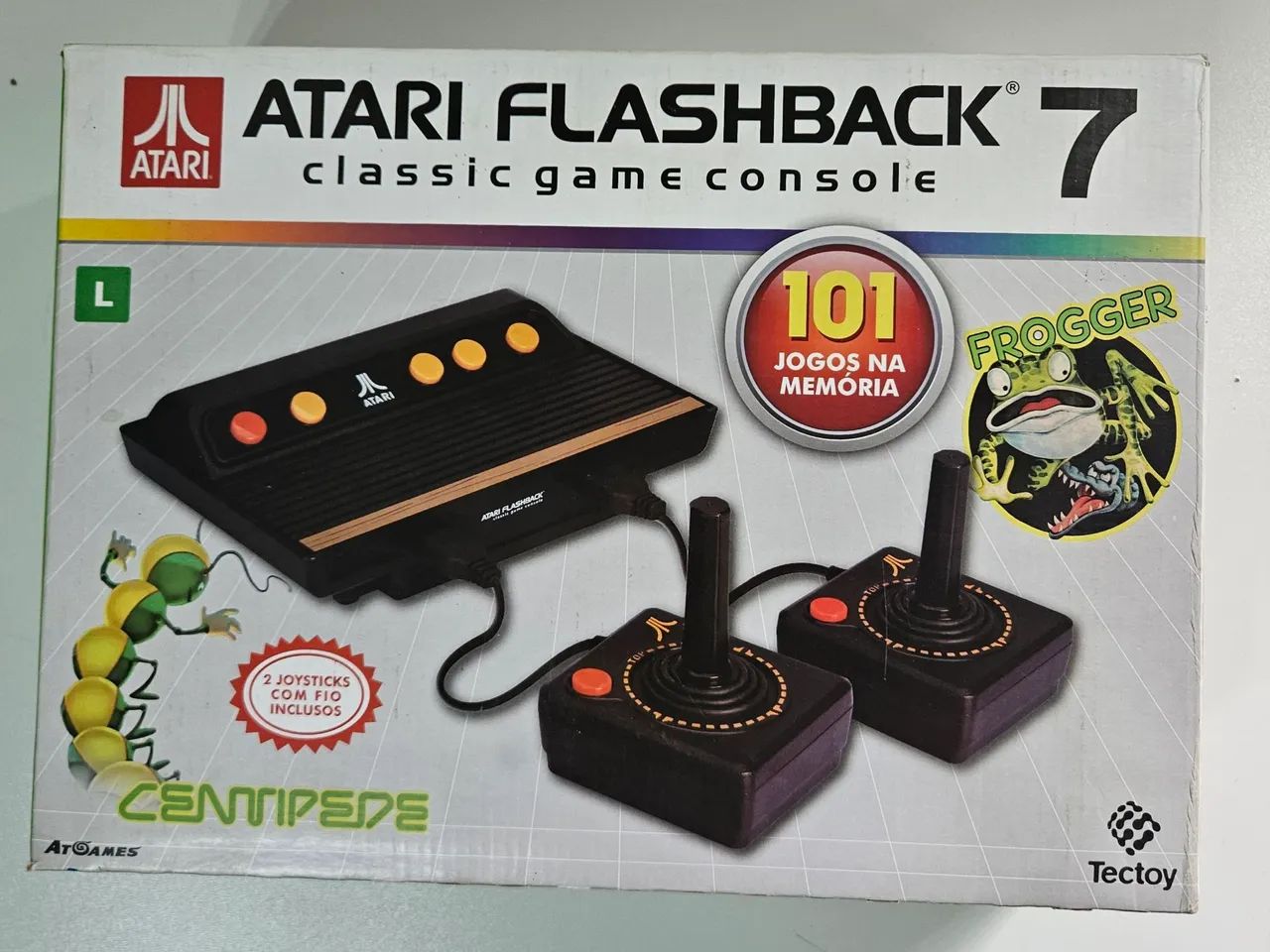 Atari Flashback 7 seminovo com caixa completo - Foto 4