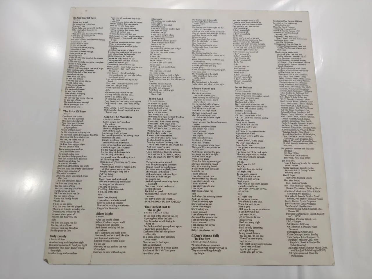 Lp Bon Jovi - 7800 Fahrenheit - Foto 3