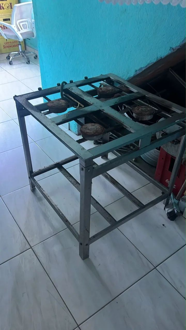 Fogão industrial inox